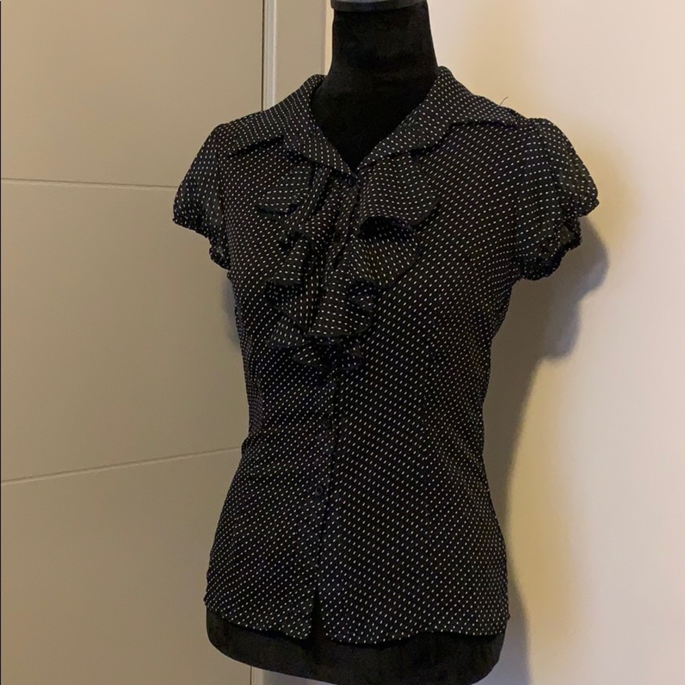 Sheer Black Blouse
